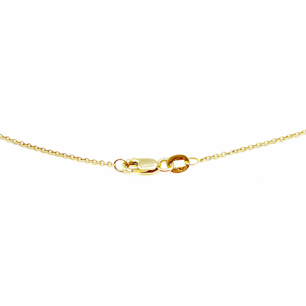 Delicate Renaissance Necklace with Diamond Droplets