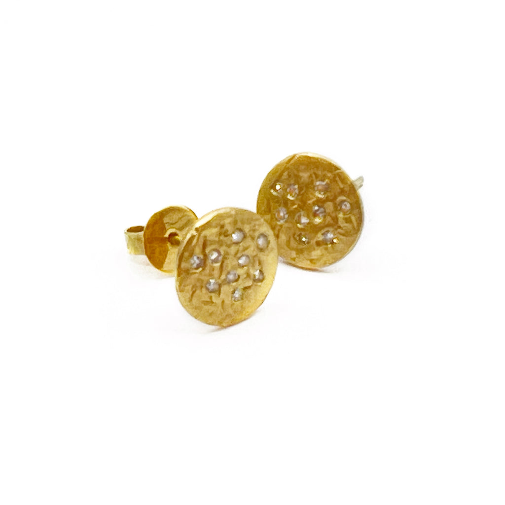 Celestial Stud Diamond Earrings