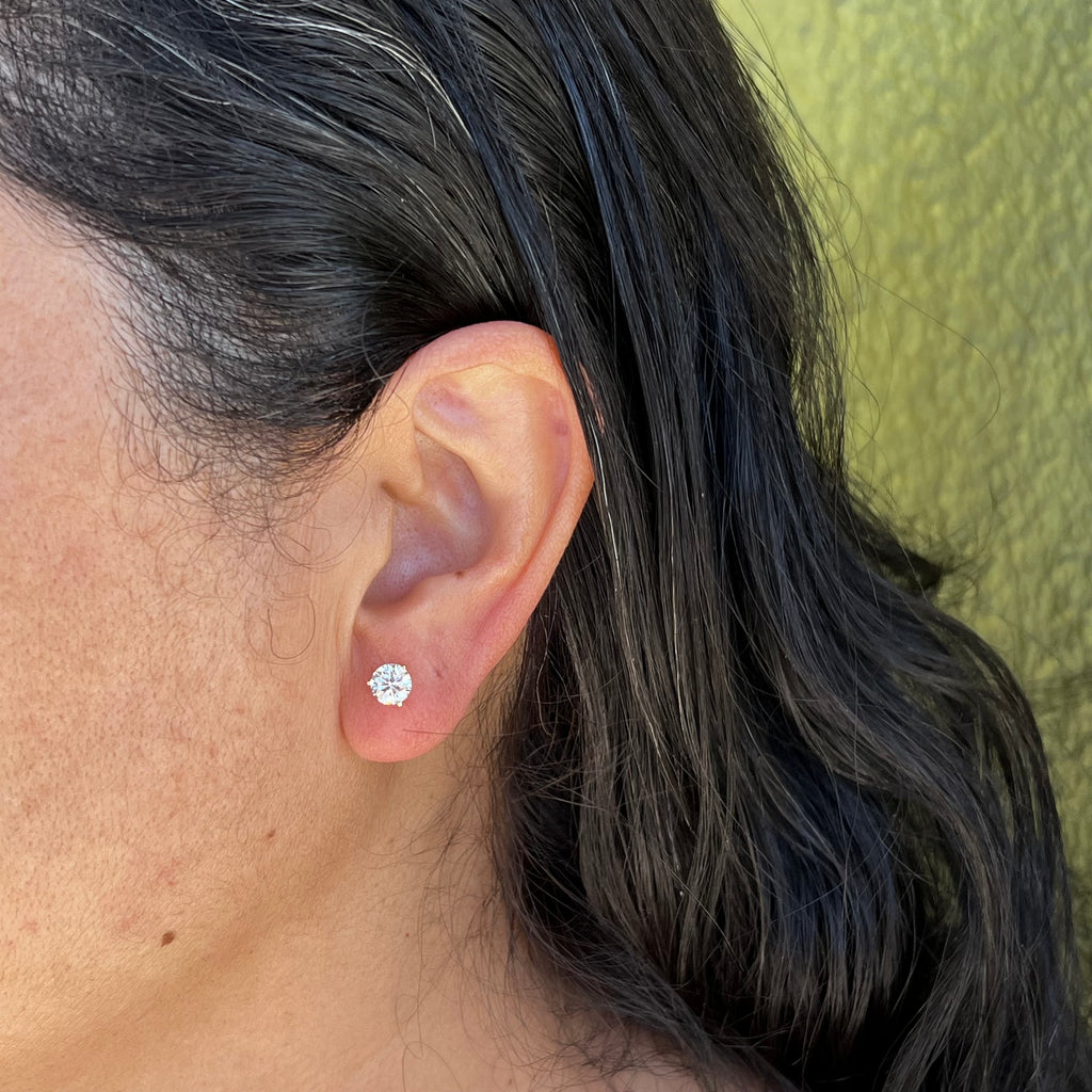 Bright Diamond and Gold Studs