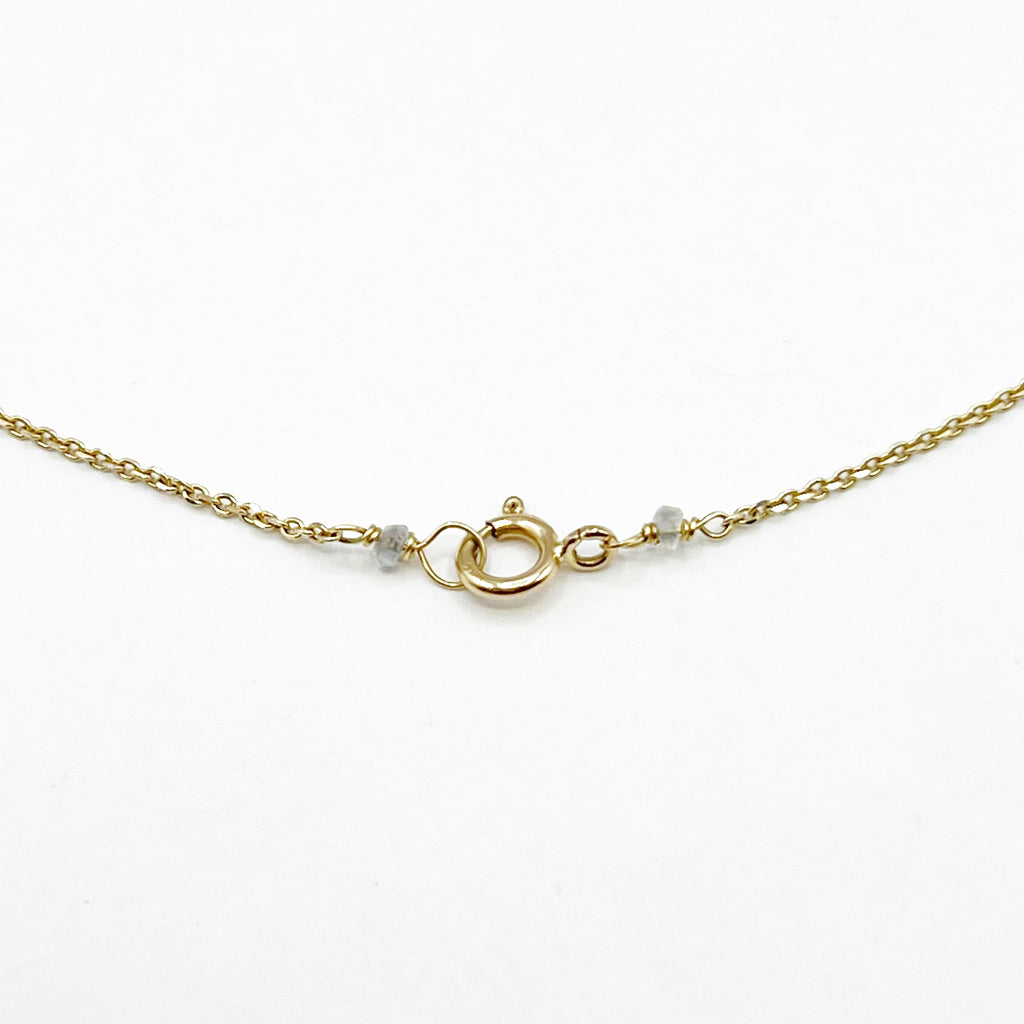 Diamond and Moonstone 'Eye' Pendant