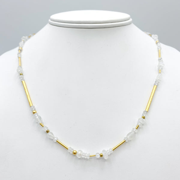 String of  Moonstone Lights Necklace