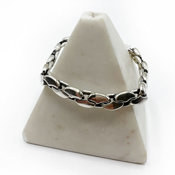 Sterling Silver Twisted Curb Link Bracelet