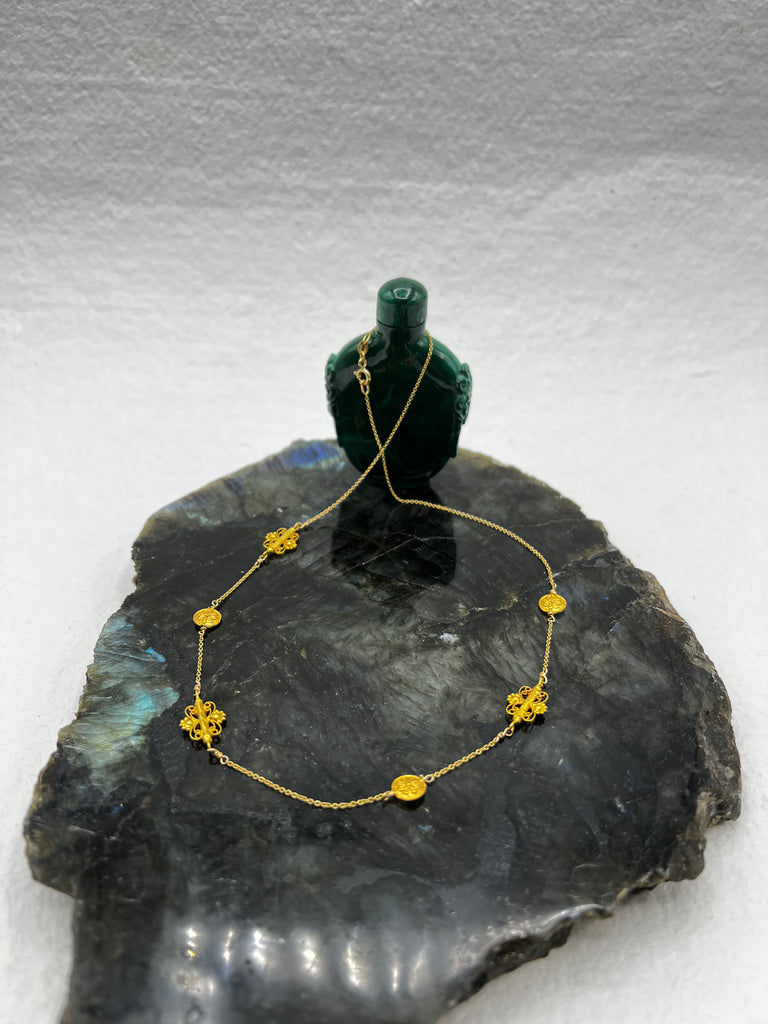 Filigree Gold Necklace
