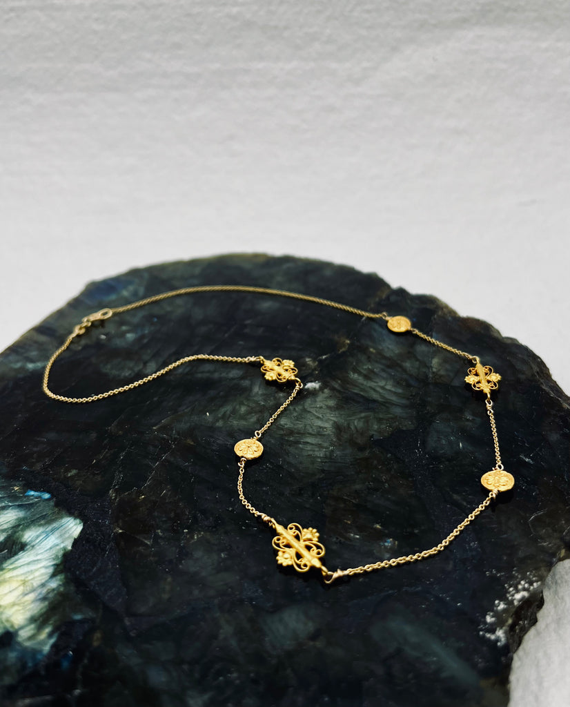 Filigree Gold Necklace