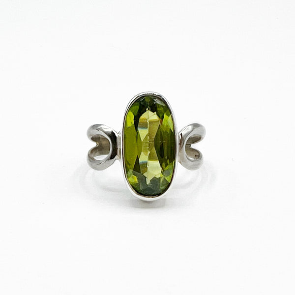 Oval Peridot Ring