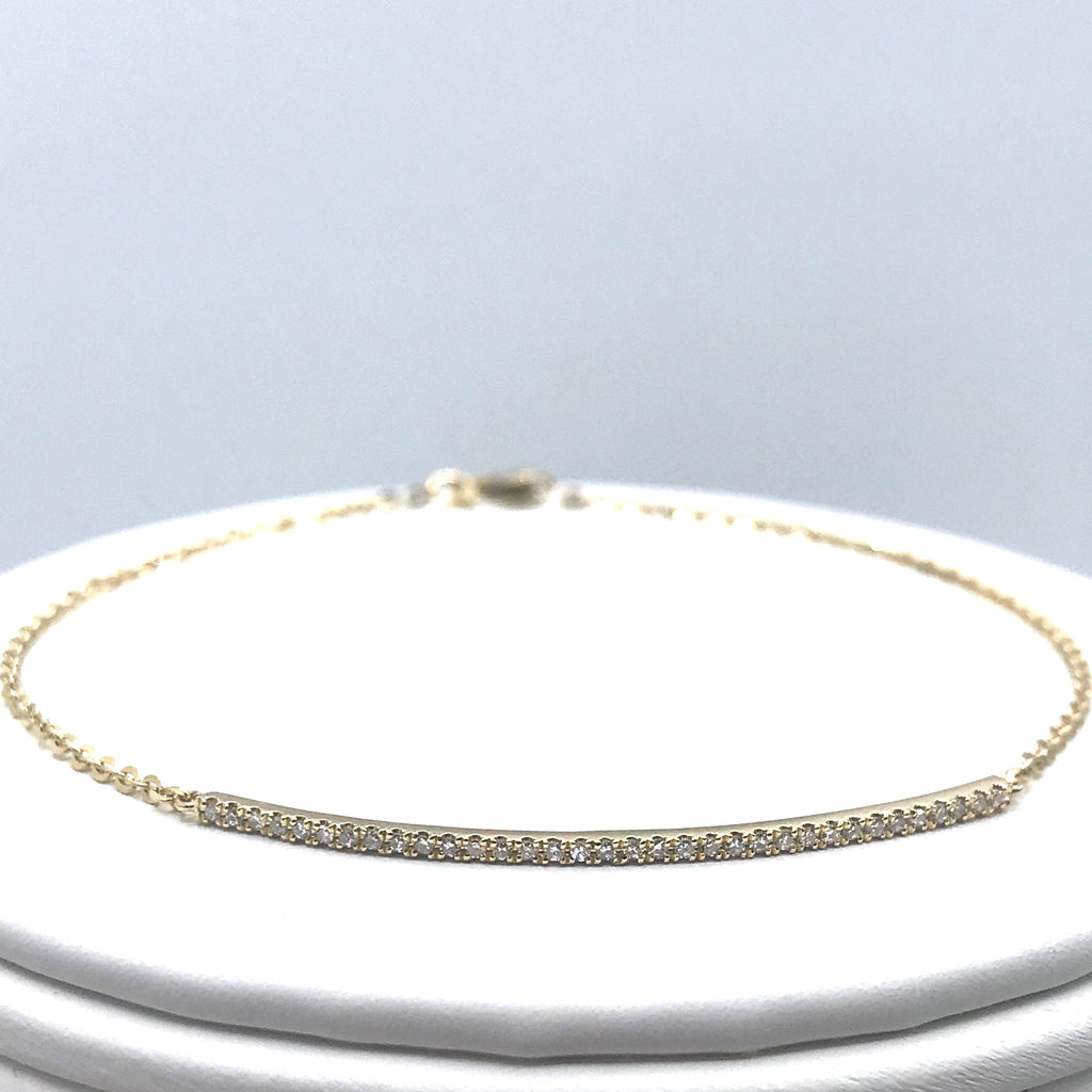 Diamond and Gold Pave Rope