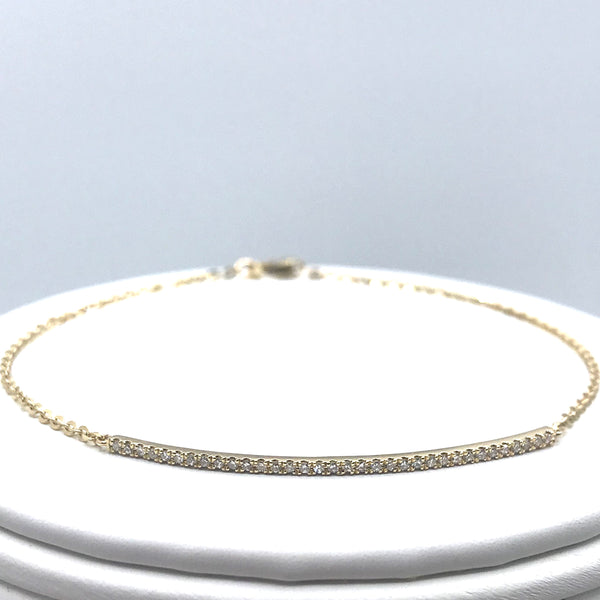 Diamond and Gold Pave Rope