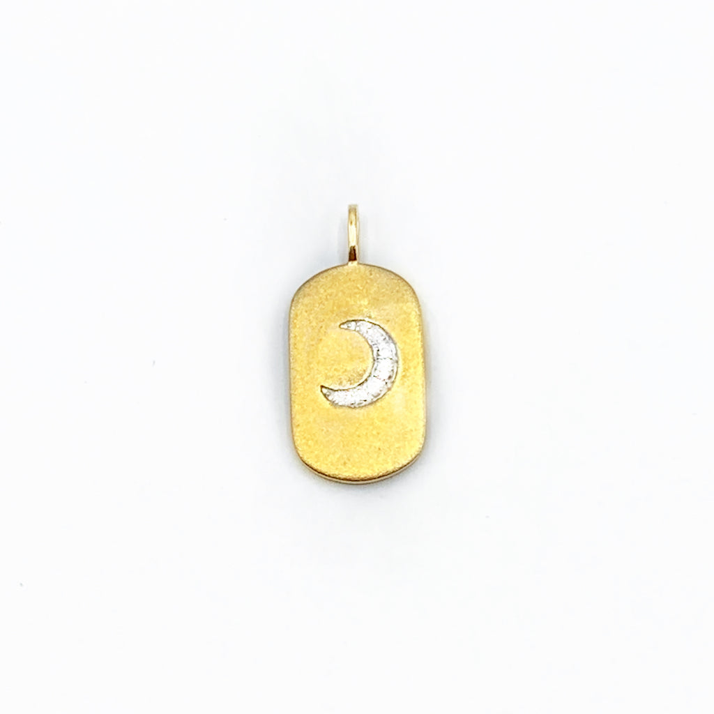 Lord of the Rings Gold and Diamond Crescent Moon Doorway
