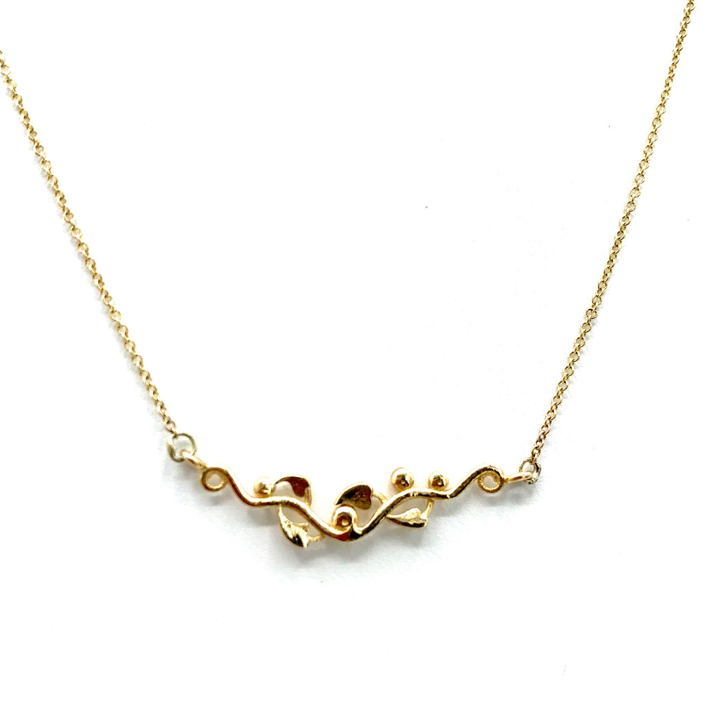 Ivy Diamond and Gold Necklace