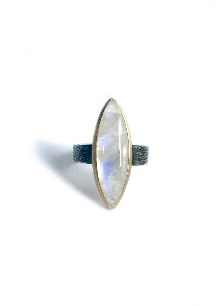 Marquise Moonstone Ring