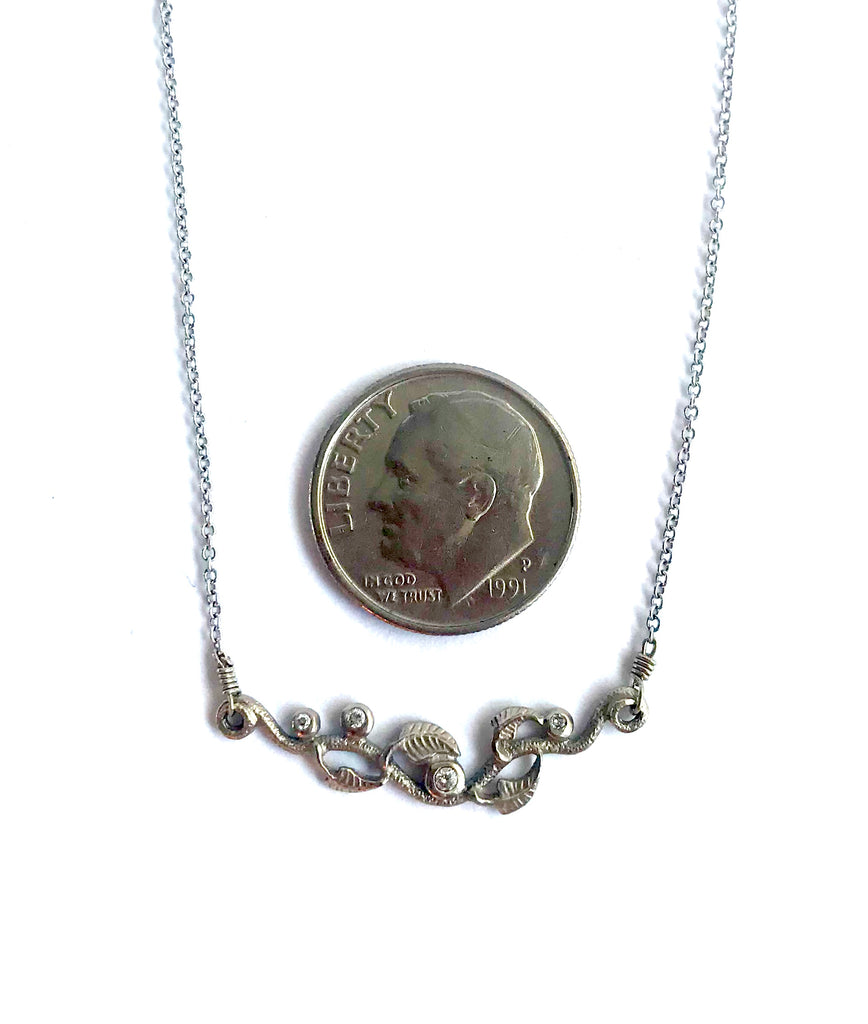 Ivy Diamond and Gold Necklace