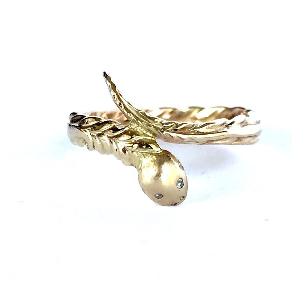 Golden Snake Ring