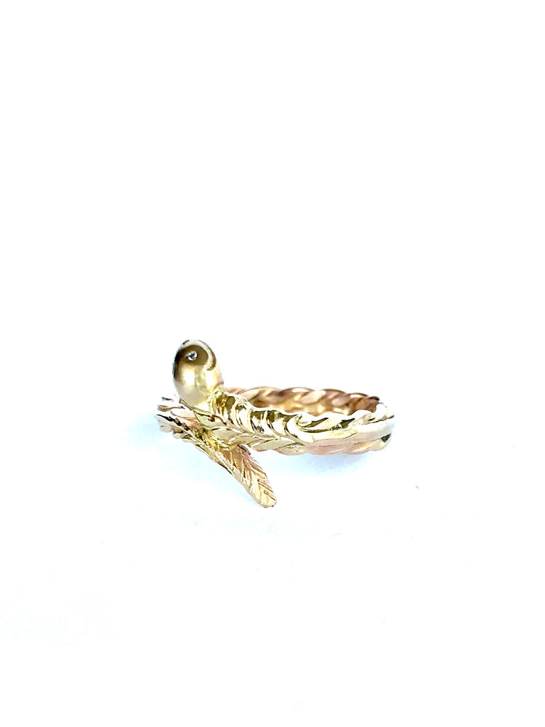 Golden Snake Ring