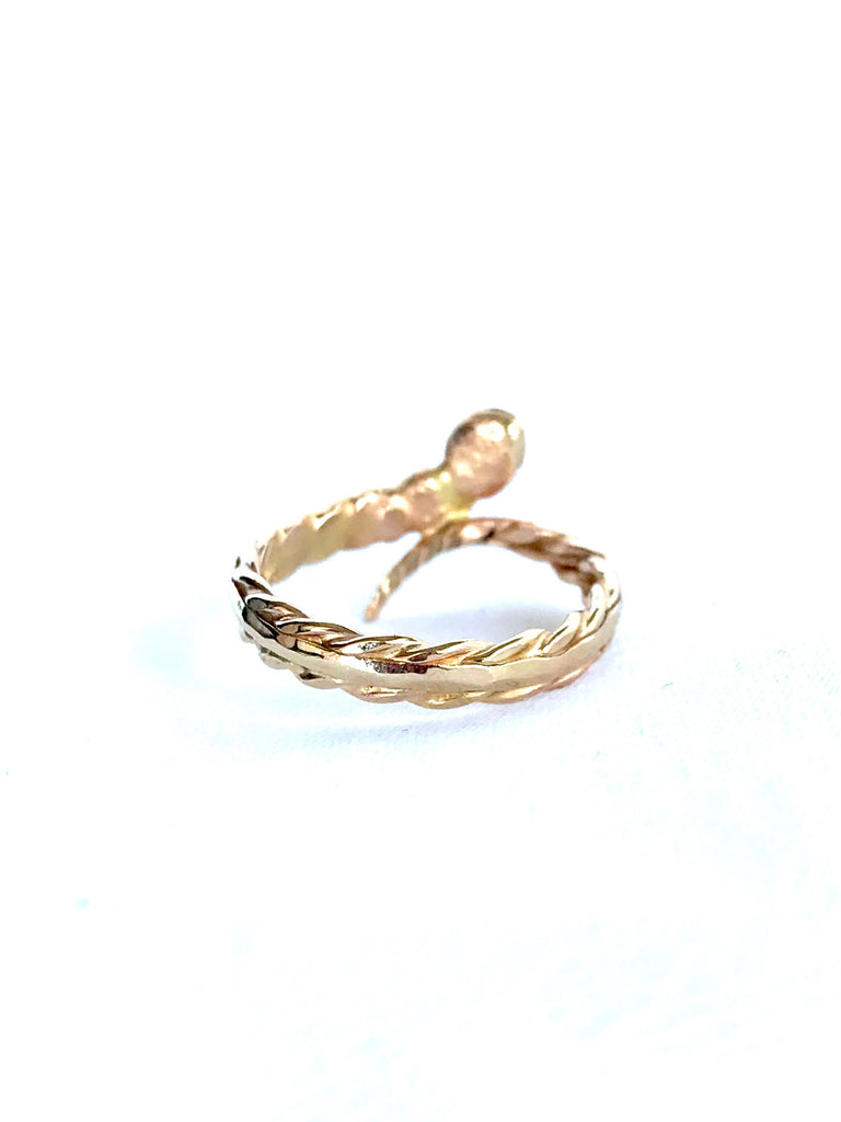 Golden Snake Ring