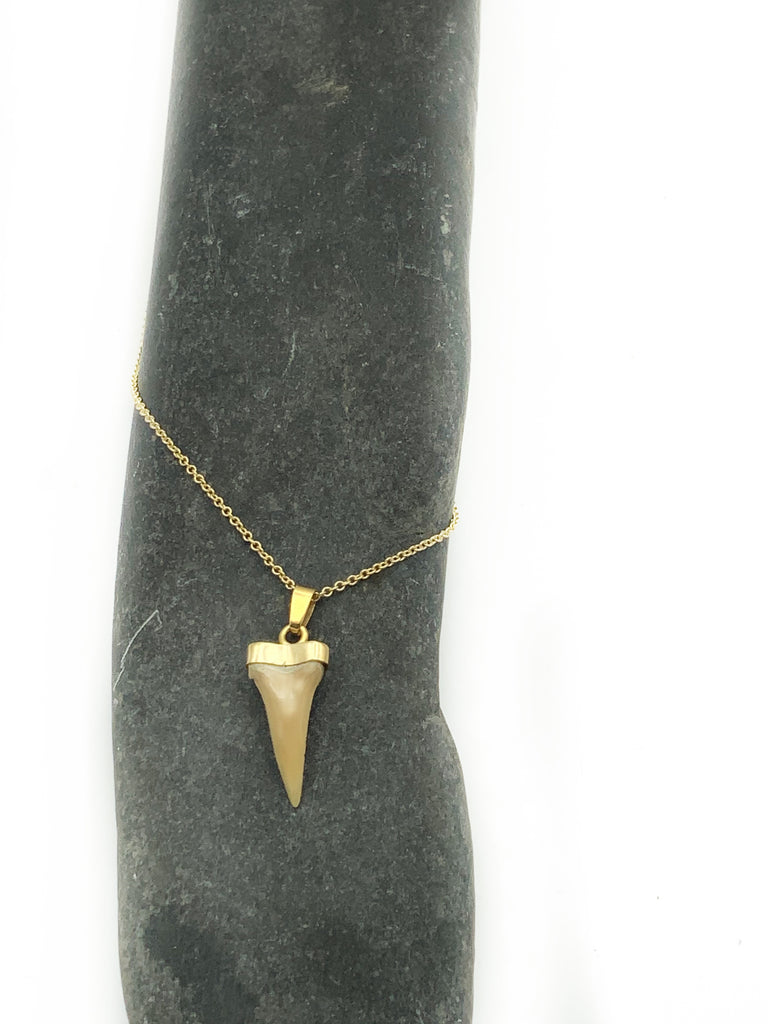 Authentic Shark Tooth Drop Pendant