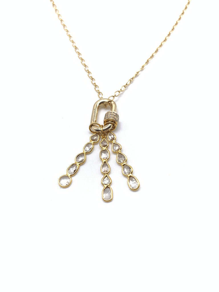 Diamond Totem Encased in Gold