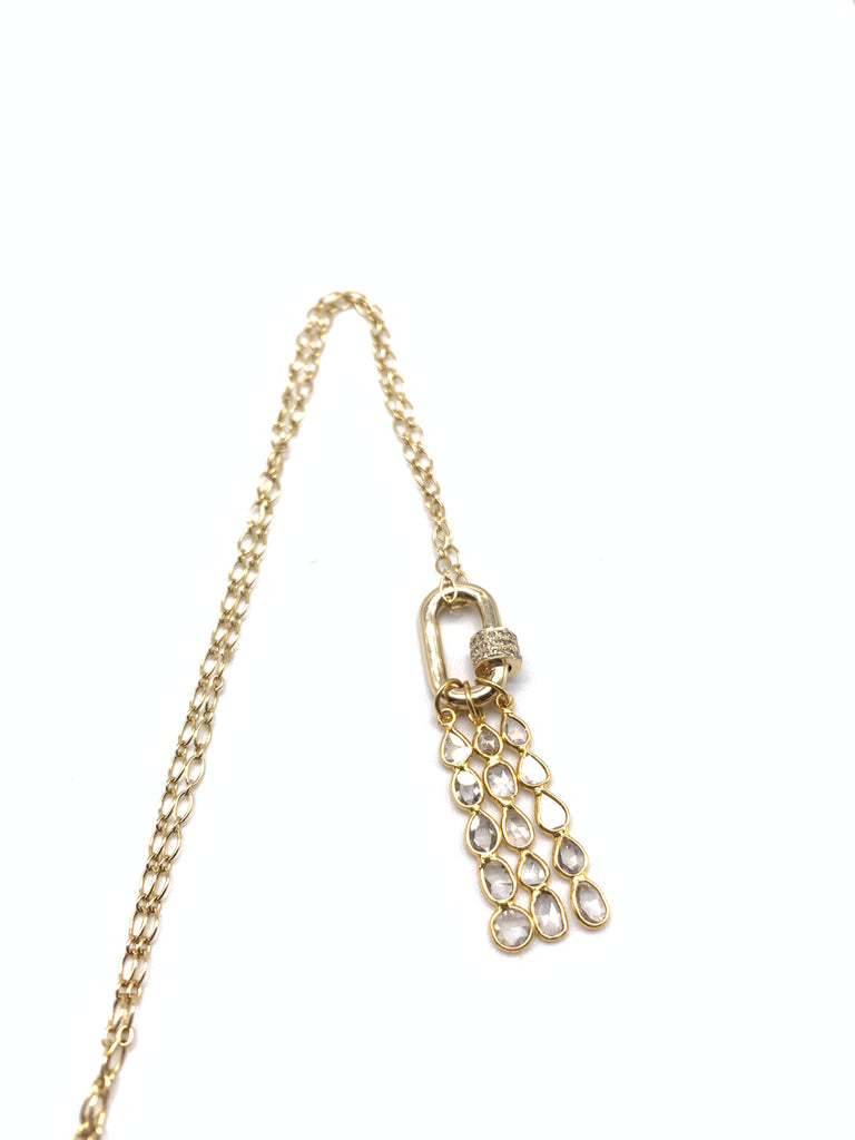 Diamond Totem Encased in Gold