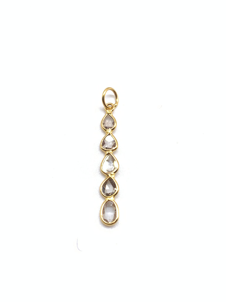 Diamond Totem Encased in Gold