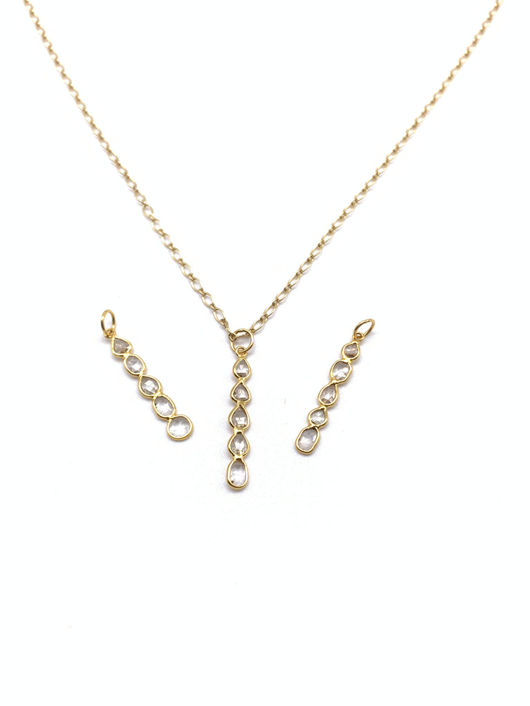 Diamond Totem Encased in Gold