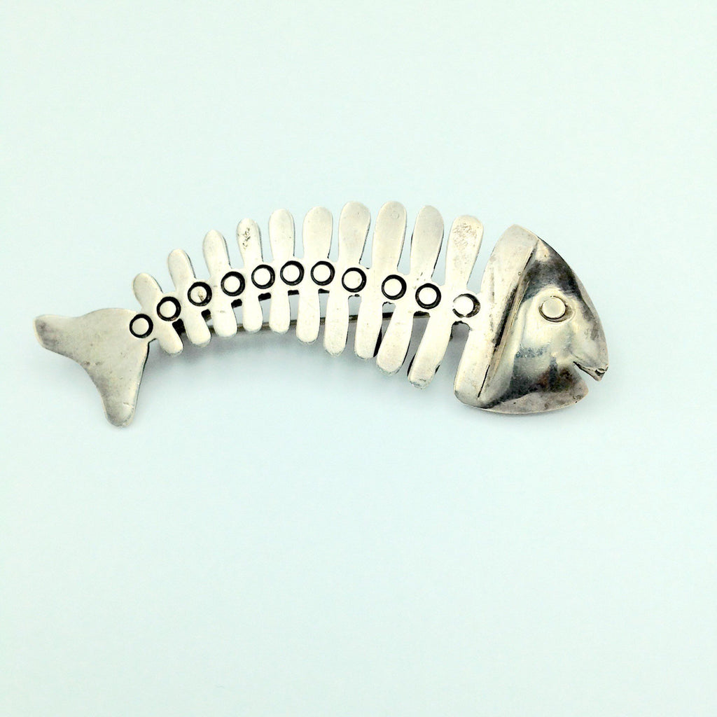 Sterling Silver Fish Pin