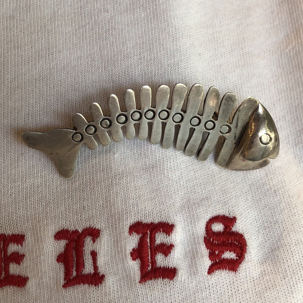 Sterling Silver Fish Pin