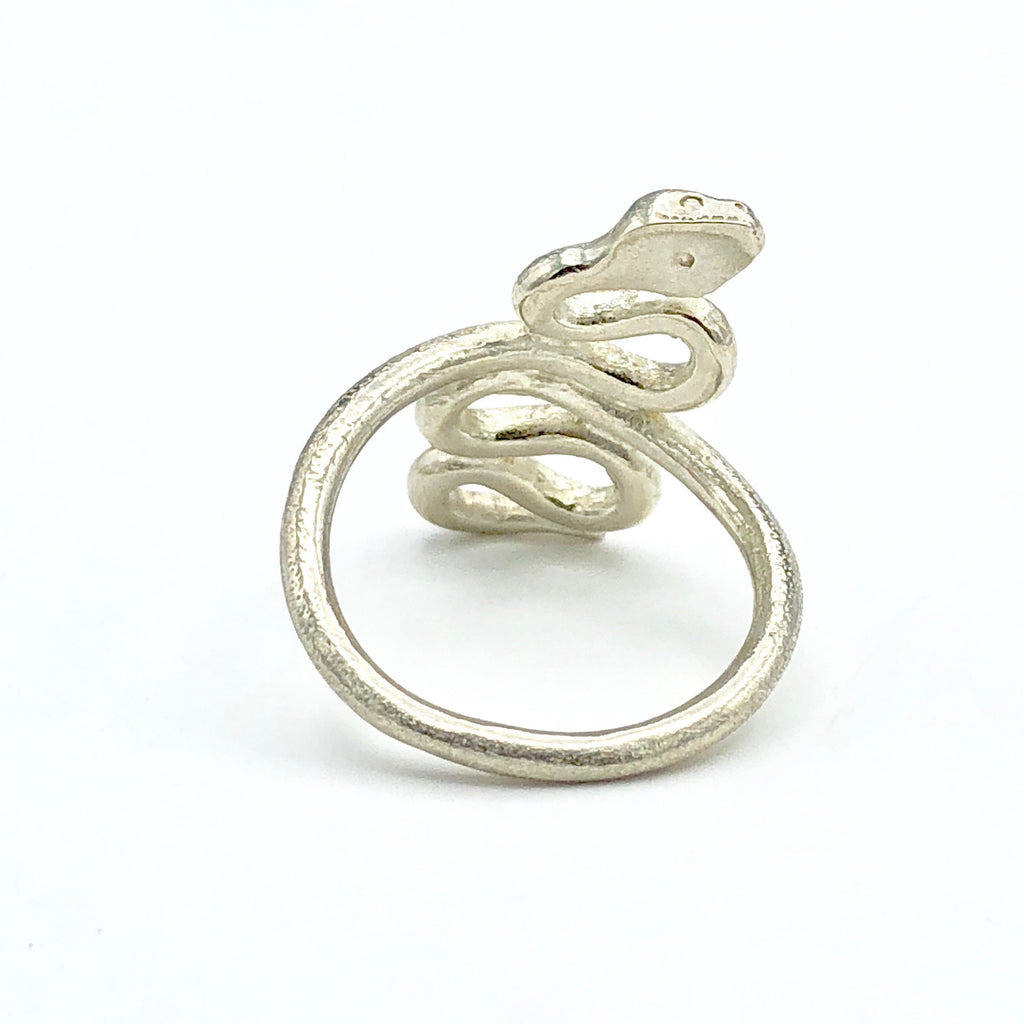 Sterling Silver Snake Ring