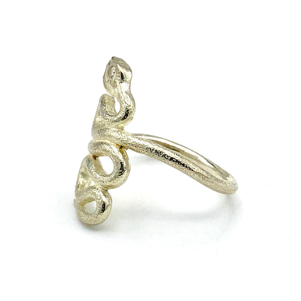 Sterling Silver Snake Ring