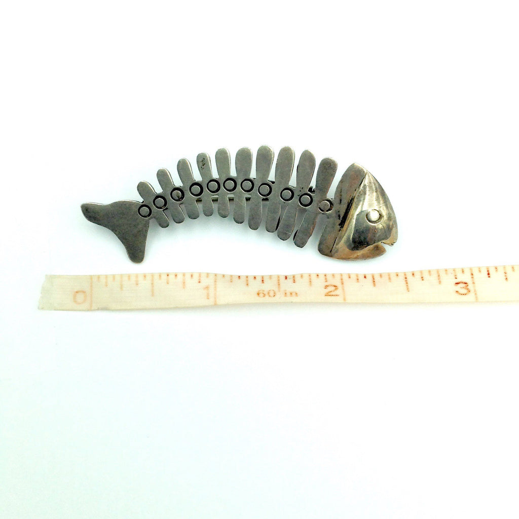 Sterling Silver Fish Pin
