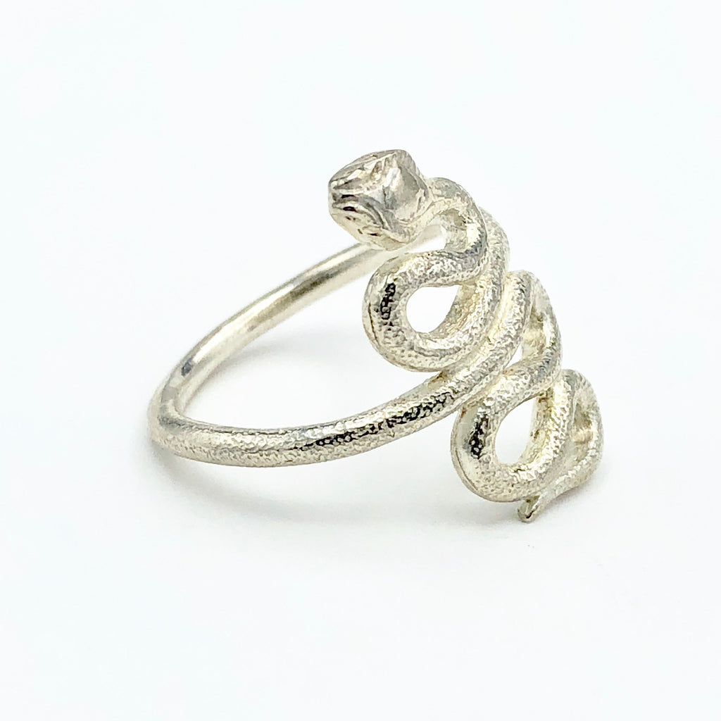 Sterling Silver Snake Ring