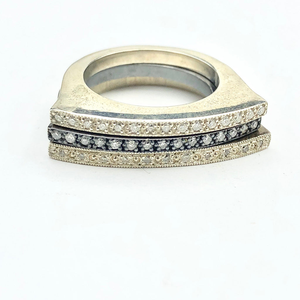 Sterling Silver Diamond Ring(s)