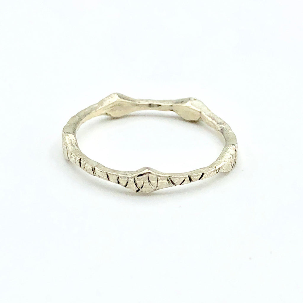 Sterling Silver Detailed Ring