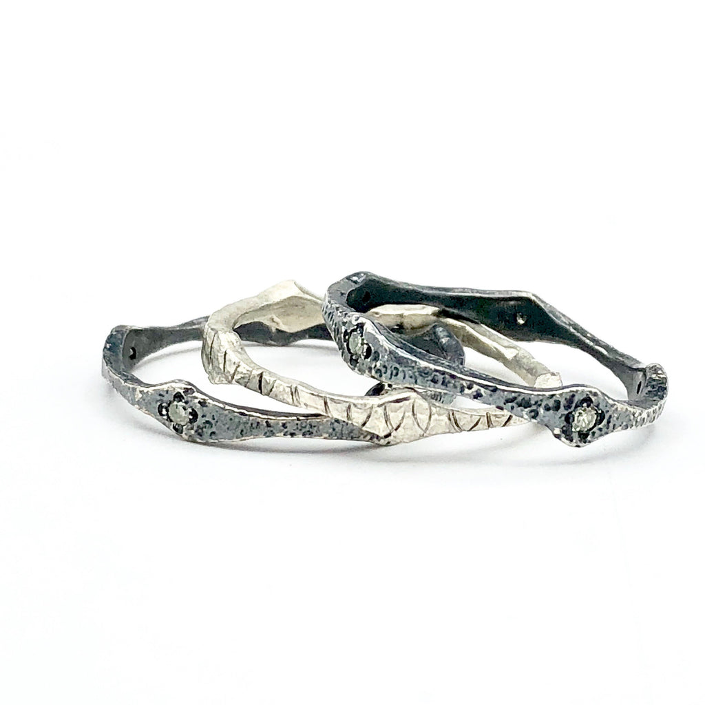 Sterling Silver Detailed Ring