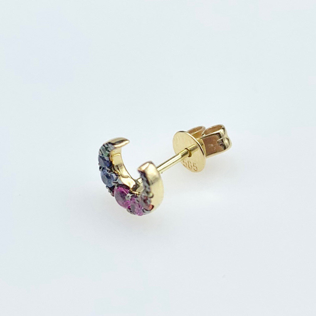 PRIDE Sapphire rainbow earrings