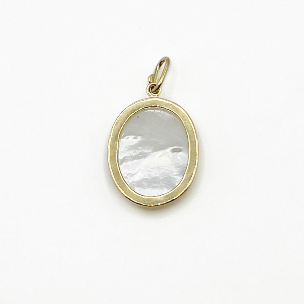 Pearly Angel of Light Captured in Gold