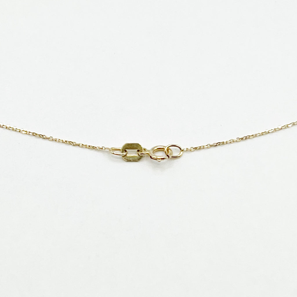 Pave Diamond 14 Karat Yellow Gold Star Necklace