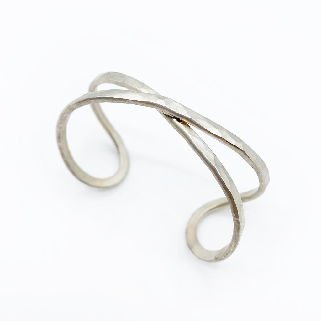 Sterling Silver Twisted Wire Cuff
