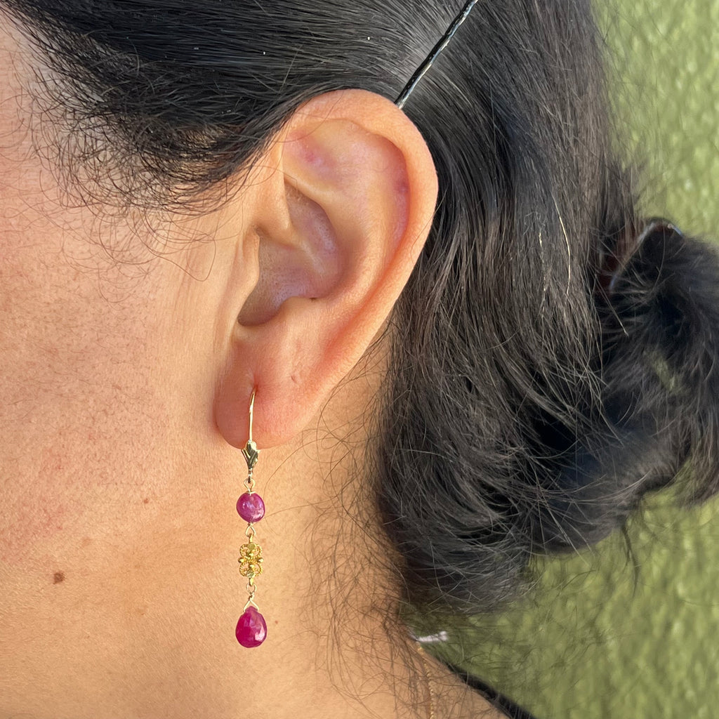 Gold Filigree and Ruby Reds