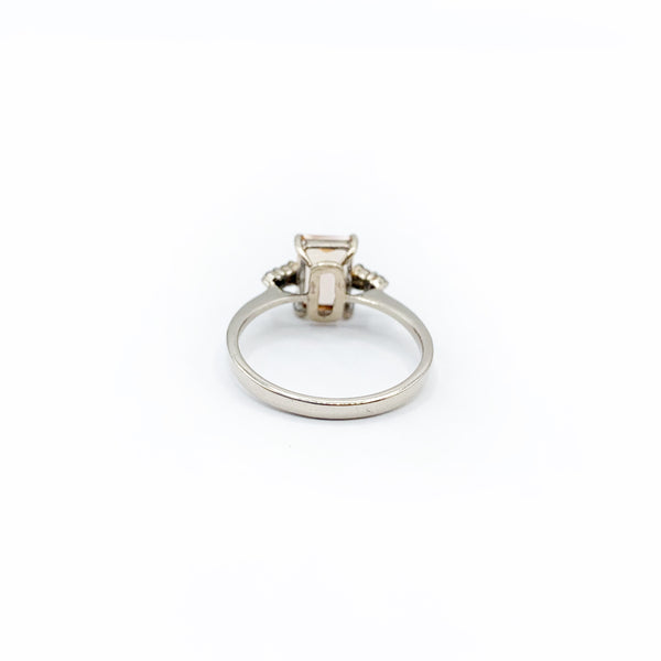 Lovely Pink Topaz with Diamonds