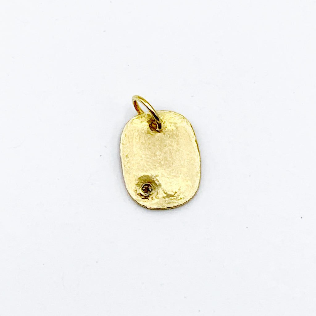 Diamond on a Golden Plate