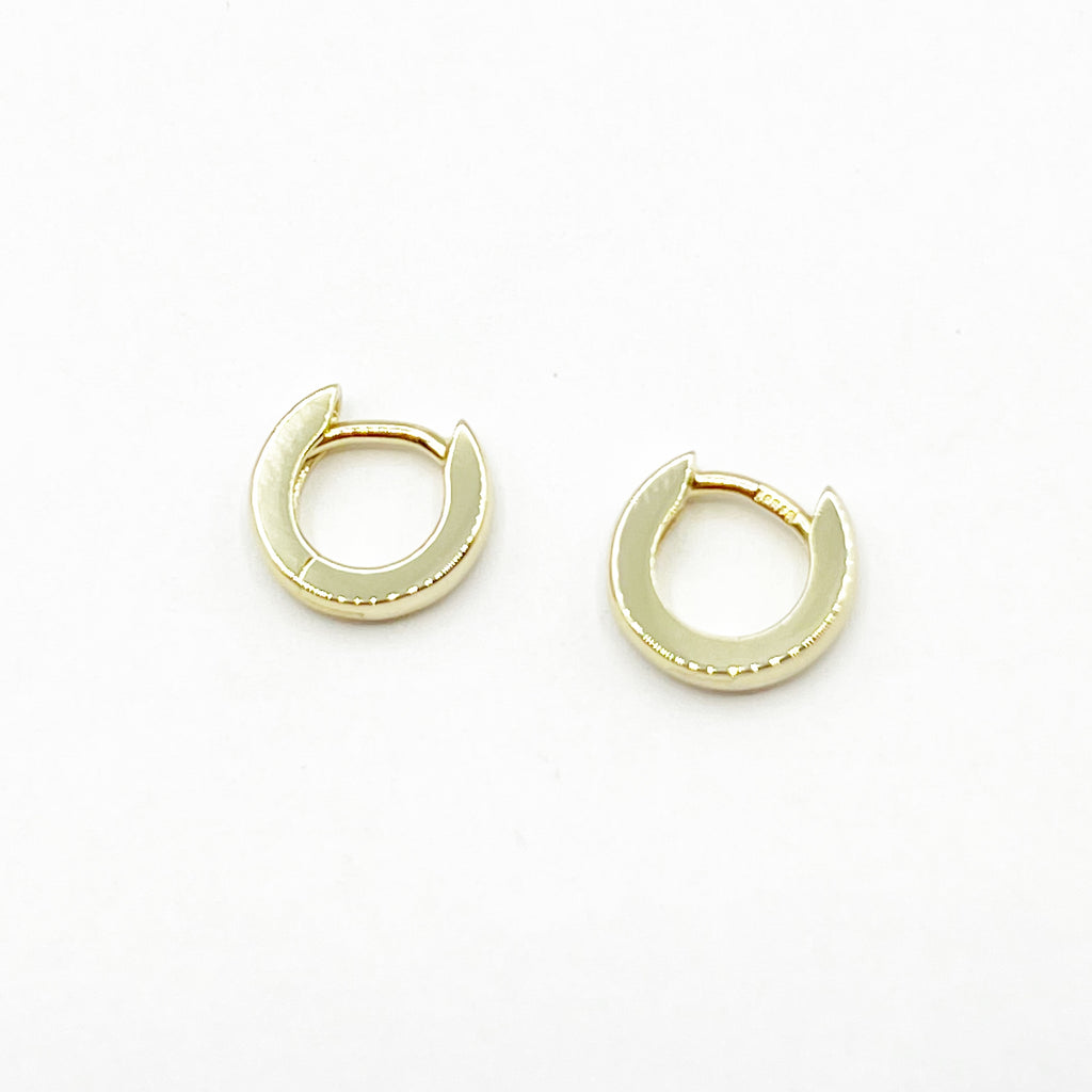 Circlets of Gold Huggie Hoops