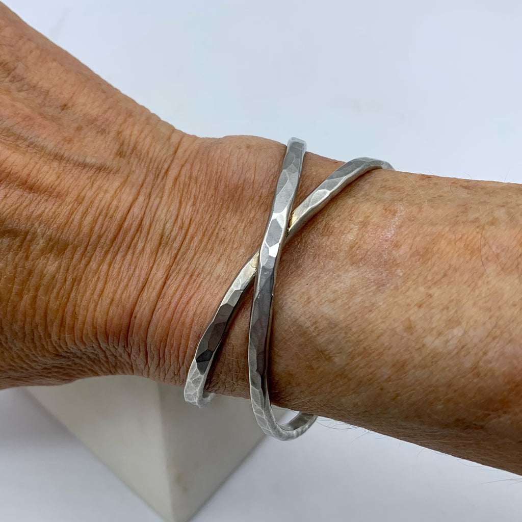 Sterling Silver Twisted Wire Cuff