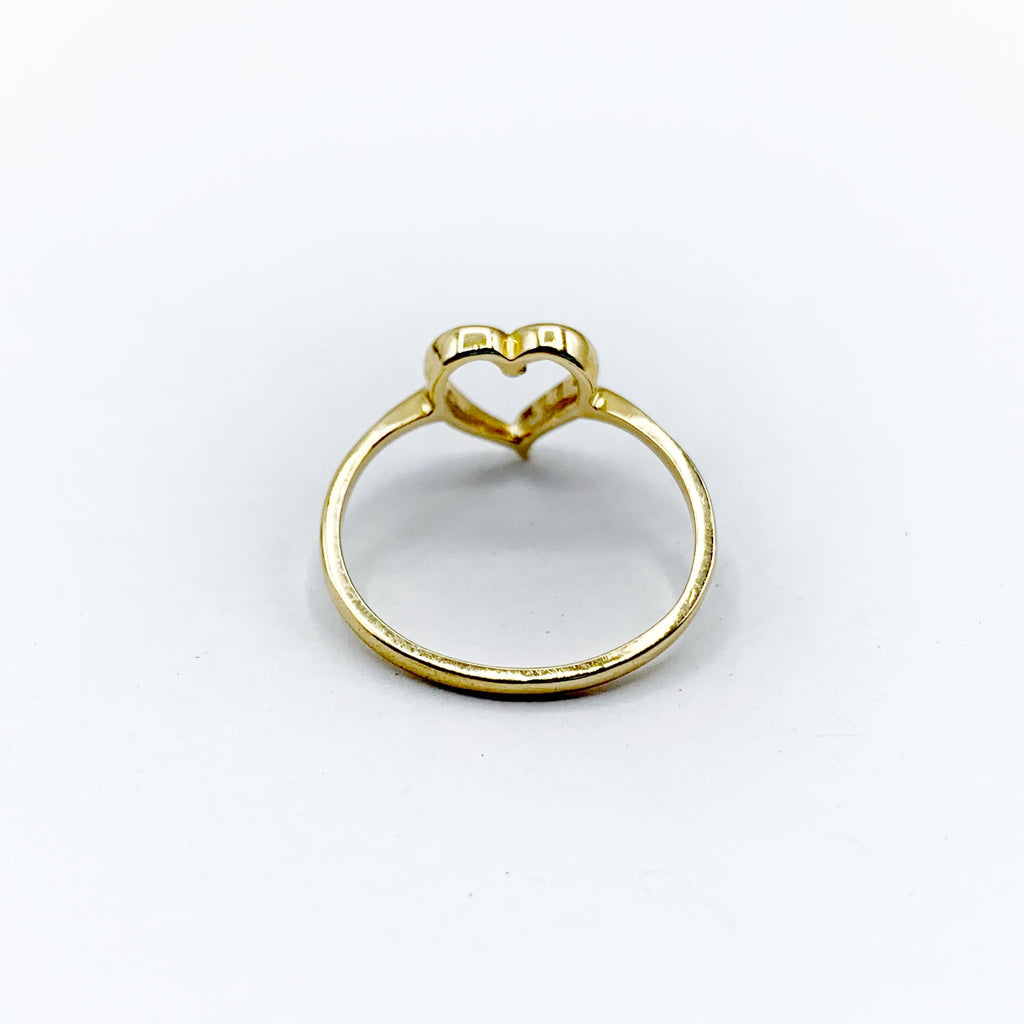 Golden Open Heart