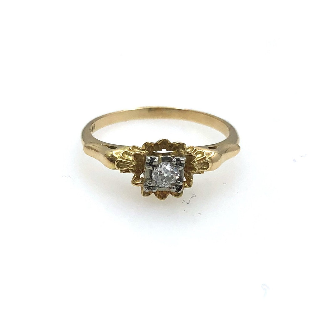 Ornate Sun with Diamond
