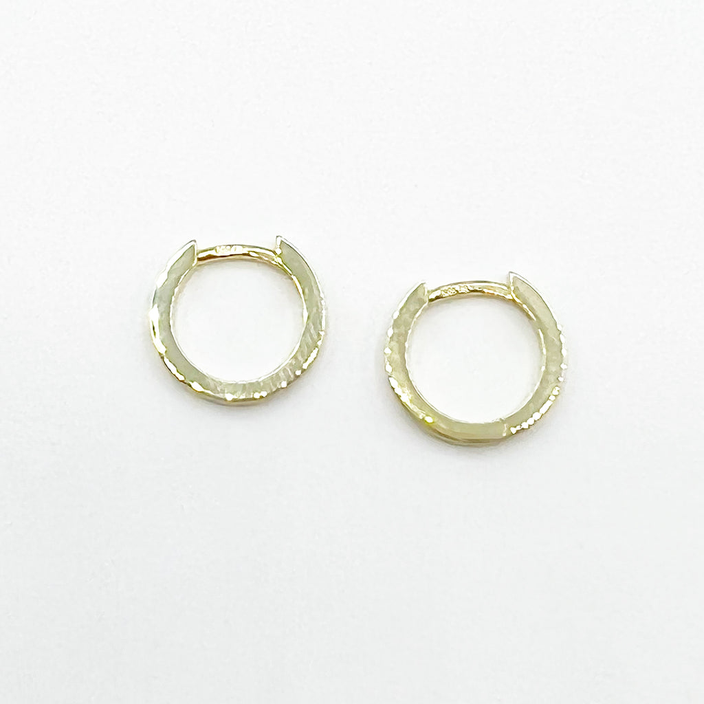 Teensy Golden Hoops