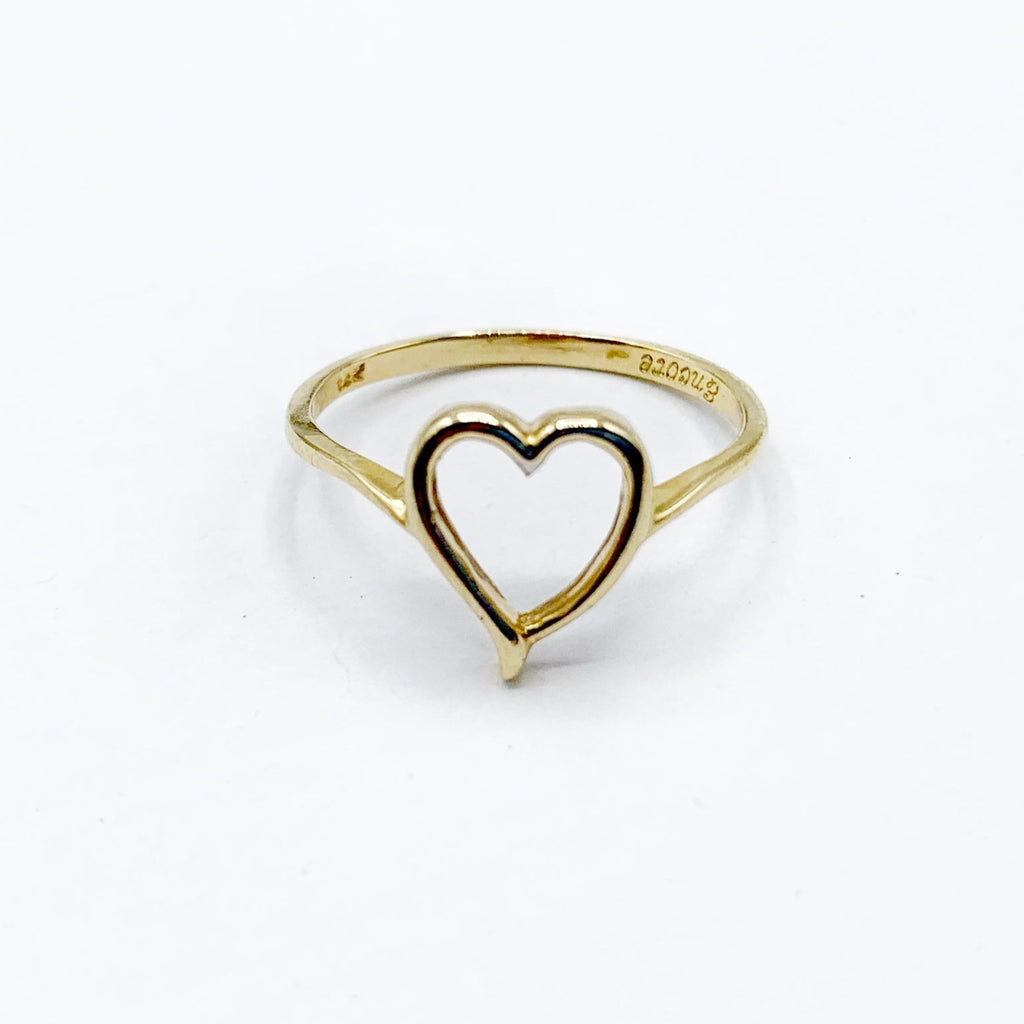 Golden Open Heart