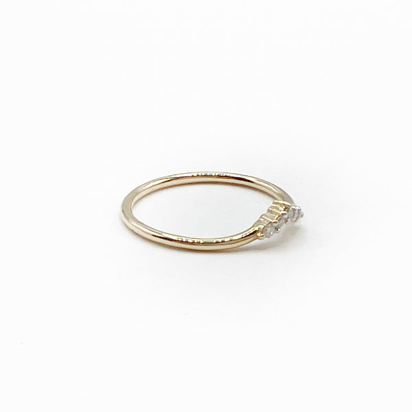 Diamond Tiara on a Golden Band