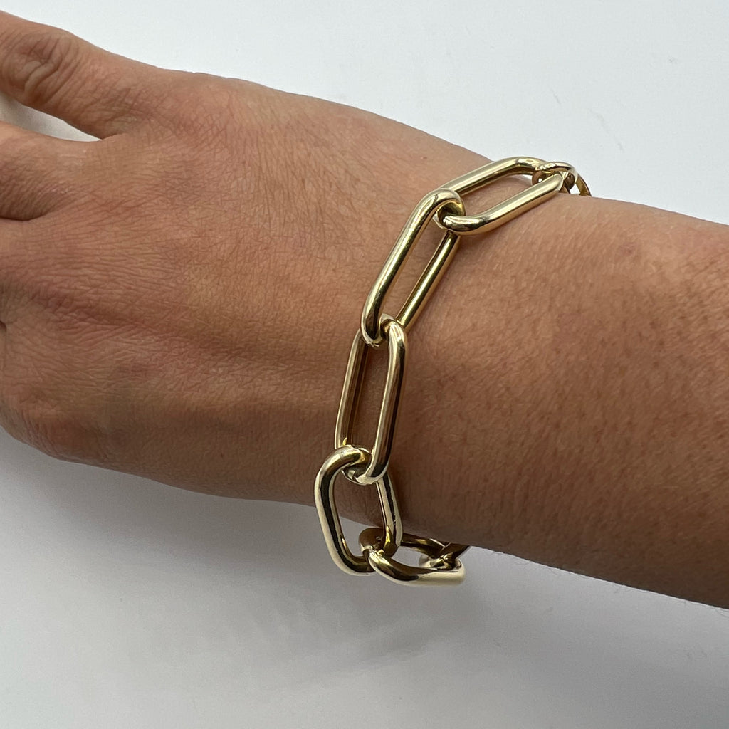 Golden Hoop Bracelet