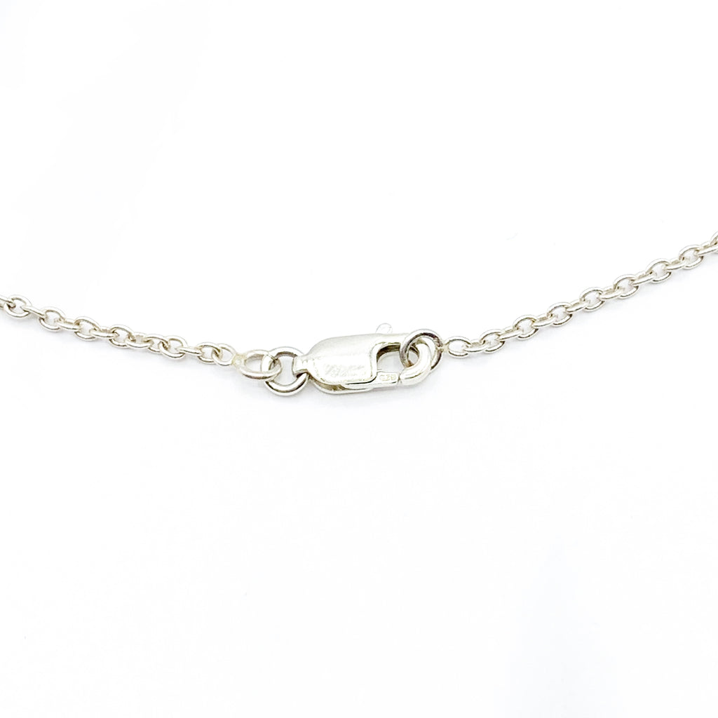 Sterling Silver Peridot Filigree Necklace
