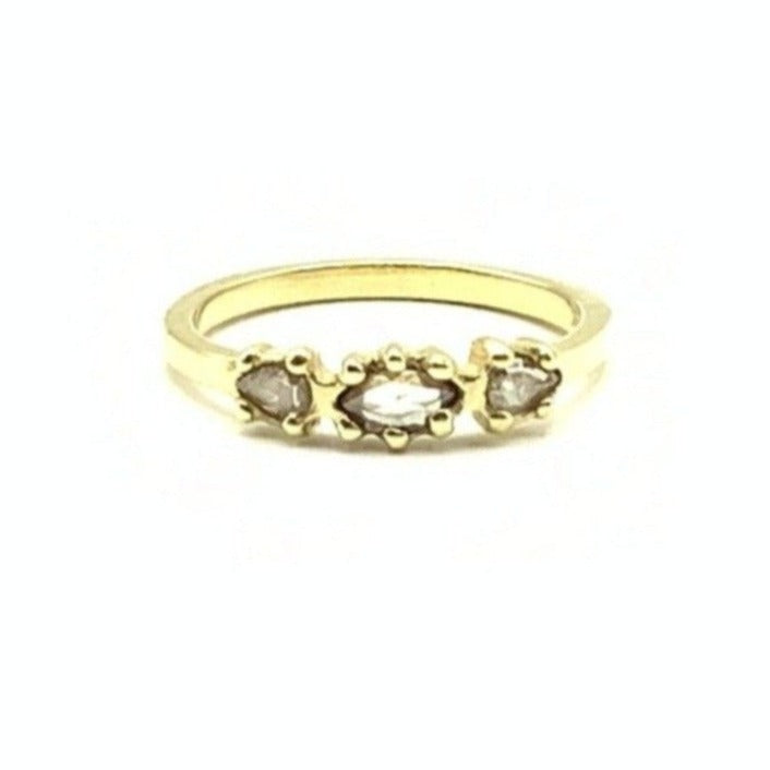 Champagne Diamonds and Gold ring