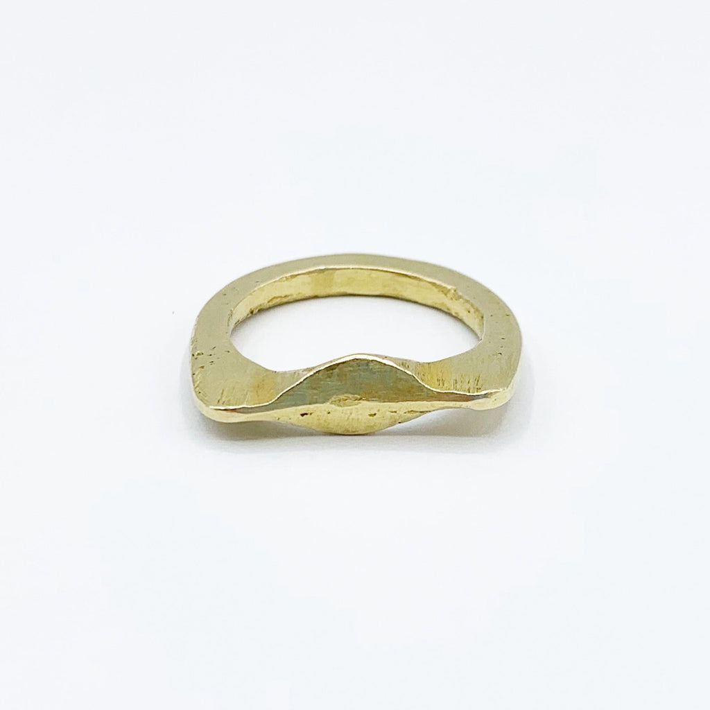 Sculpted Band of Gold